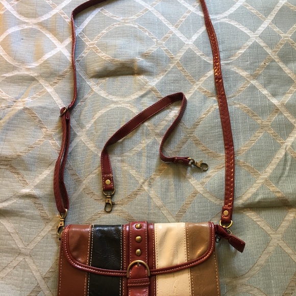 MANGO Stripes Pattern Shoulder Bag - Picture 2 of 7